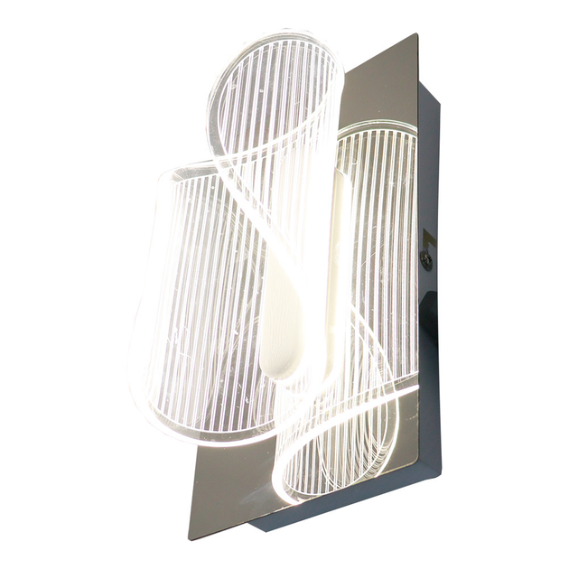 Бра светодиодное 6W VELMAX настенное с акриловым плафоном 4100K хром IP20 V-WL-CALLA - изображение 2
