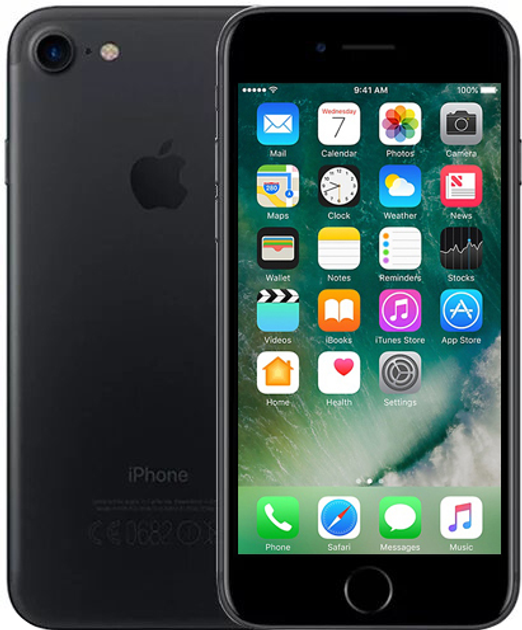 コンピュータ・IT iPhone7 128gb Мобильный телефон Apple iPhone 7 128GB Black – фото, отзывы