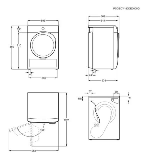 Сушильна машина Electrolux EW6D171YU (7068323) - изображение 4