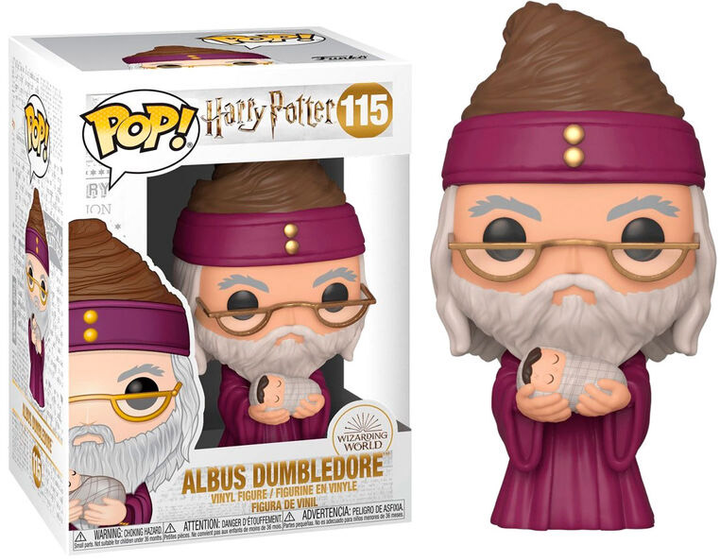 Figurka Funko Pop! Harry Potter Dumbledore z małym Harrym 9 cm (889698480673) - obraz 2