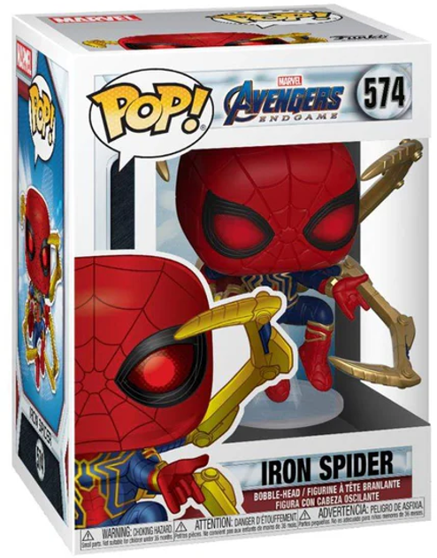 Фігурка Funko Pop! Marvel Avengers Endgame Iron Spider with Nano Gauntlet 9 см (889698451383) - зображення 1