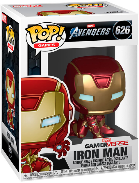 Figurka Funko Pop! Marvel Avengers Game Iron Man Stark Tech Suit 9 cm (889698477567) - obraz 1