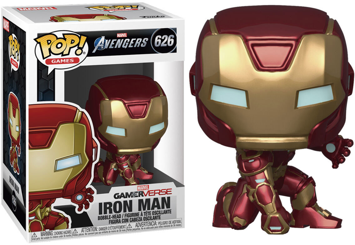 Figurka Funko Pop! Marvel Avengers Game Iron Man Stark Tech Suit 9 cm (889698477567) - obraz 2