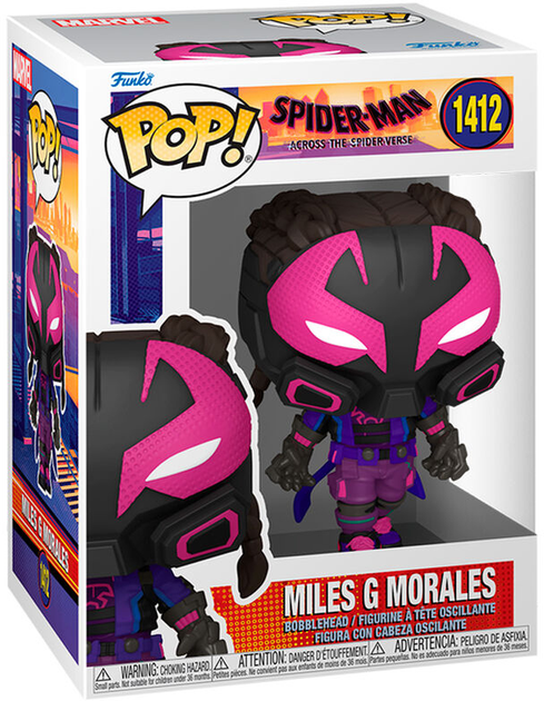 Фігурка Funko Pop! Marvel Spiderman Across the Spider-Verse Miles G Morales 9 см (889698826501) - зображення 1