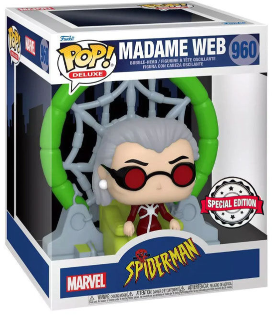 Фігурка Funko Pop! Marvel Spiderman Madame Web Exclusive 15 см (889698588690) - зображення 1