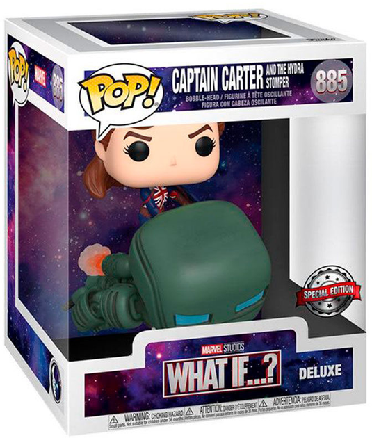 Фігурка Funko Pop! Marvel What If Captain Carter Exclusive 13 см (889698554800) - зображення 1