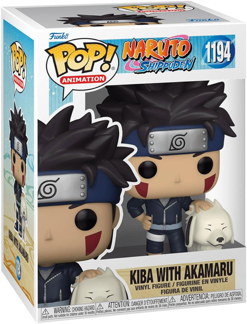 Фігурка Funko Pop! Naruto Shippuden Kiba with Akamaru 9 см (889698498043) - зображення 1