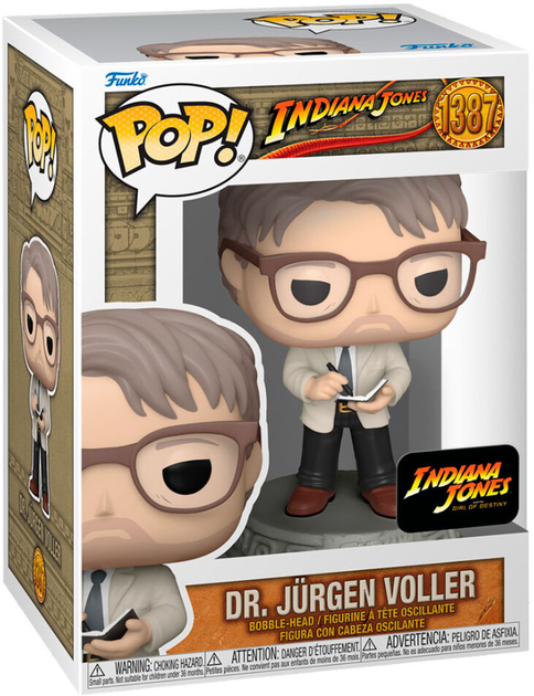 Фігурка Funko Pop! Indiana Jones Dr Jurgen Voller 9 см (889698708104) - зображення 1