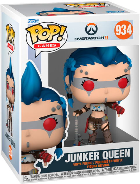 Figurka Funko Pop! OverWatch 2 Junker Queen 9 cm (889698615495) - obraz 1