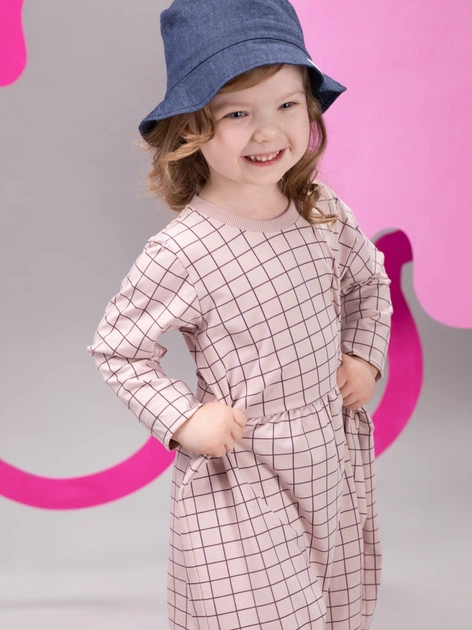 Sukienka dziecięca dla dziewczynki Pinokio Romantic Longsleeve Dress 74-80 cm Różowa (5901033289088) - obraz 3