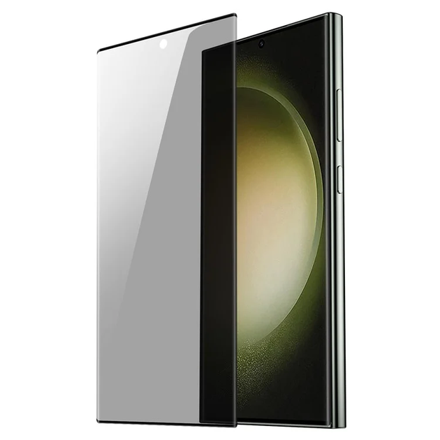 Захисне скло AndSer Privacy Glass (антишпигун) для Samsung Galaxy S23 Ultra колір Чорний (6112105) - зображення 2