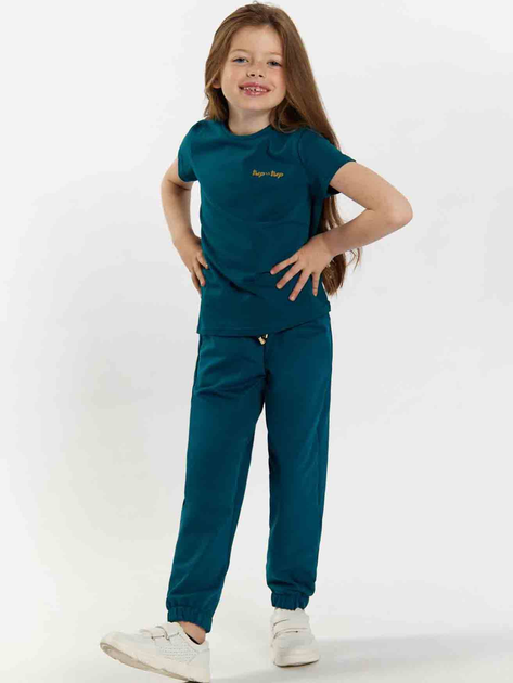 Koszulka dziecięca dla dziewczynki Tup Tup 101500-3210 104 cm Turkusowa (5907744499860) - obraz 3