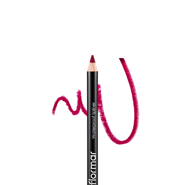 Олівець для губ водостійкий Flormar Waterpoof Lipliner № 217 Малиновий Chic Crimson - зображення 2