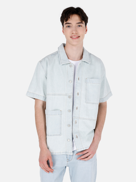 Сорочка джинсова оверсайз чоловіча Colin's 031 Waya CL1069577DN43541 XL Leniol Wash від Rozetka на платформі USKIDKA Акція на Сорочка джинсова оверсайз чоловіча Colin's 031 Waya CL1069577DN43541 XL Leniol Wash від Rozetka