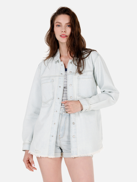 Рубашка джинсовая оверсайз женская Colin's 480 Bovary CL1069601DN43453 XS-S Pepy Wash (8684112257877) 