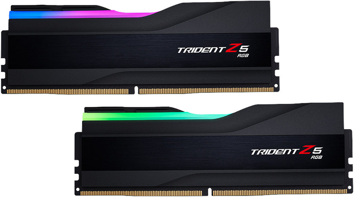 Оперативна пам'ять G.Skill DDR5-5600 32768MB PC5-44800 (Kit of 2x16384) Trident Z5 RGB Black (F5-5600J2834F16GX2-TZ5RK) - зображення 1