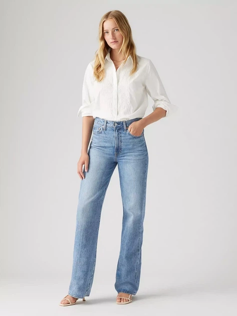 Джинси жіночі Levi`s Ribcage Wide-Leg Jeans A6081-0020 28-32 Not The Same (5401157995440) - зображення 3