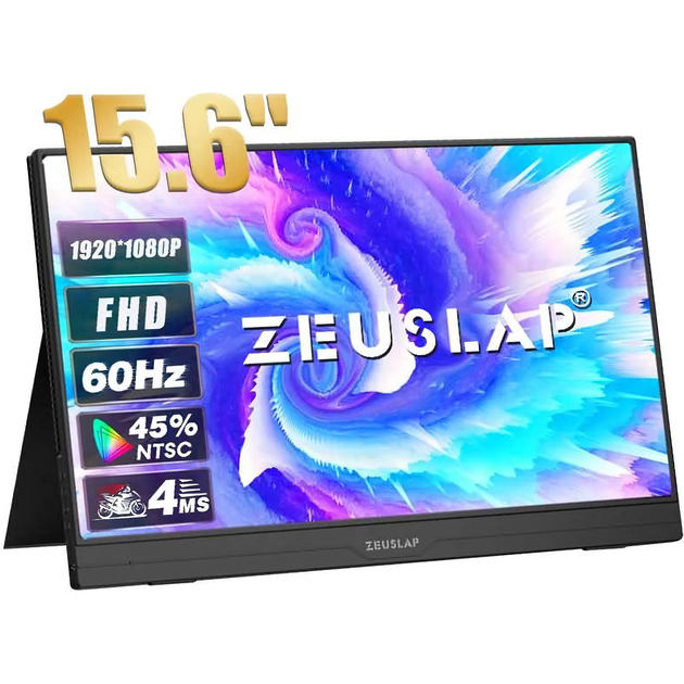 Портативный монитор Zeuslap AP156 Black [114220] - изображение 2