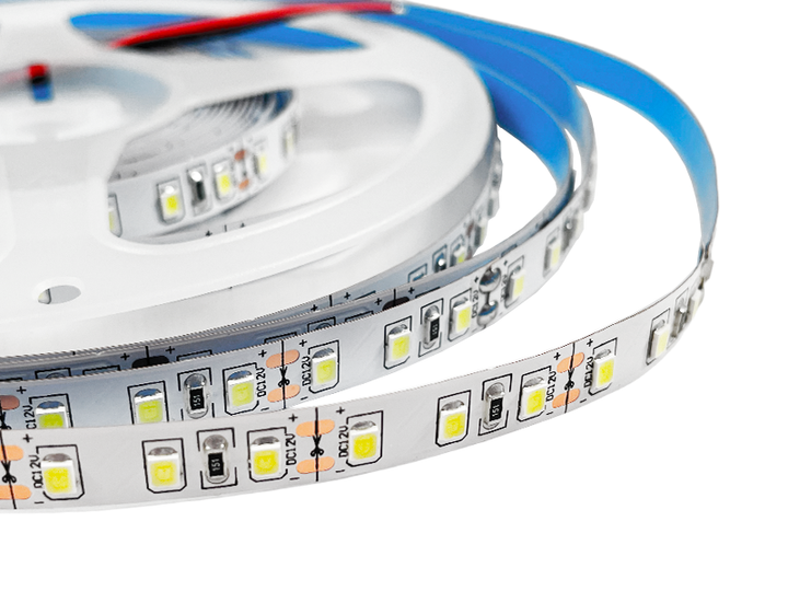 Світлодіодна стрічка 1 м PREMIUM SMD2835 120 LED 12В 13.5Вт/м 22LM/LED IP20 холодний білий - зображення 3