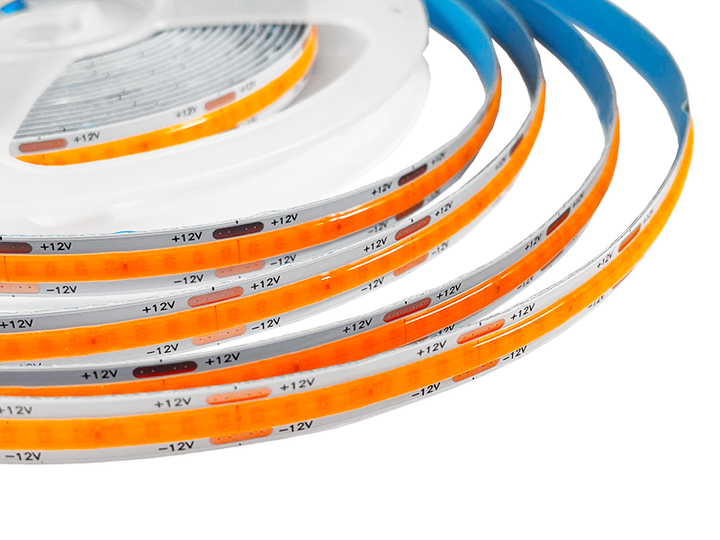Світлодіодна стрічка COB 320led-8mm-12V IP20 12W/m 350lm/m рожевий LEDUA - зображення 5