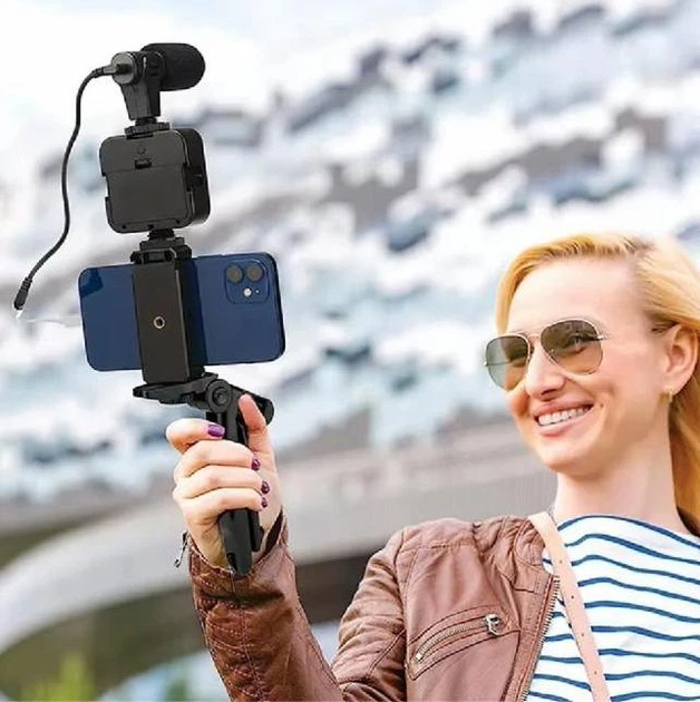 Комплект для влогінгу VIDEO - MAKING KIT AY49 для смартфона з перехідником type-c - зображення 5