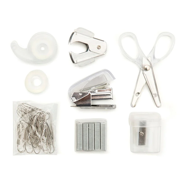 Zestaw artykułów biurowych Kikkerland Stationery Tin 8 szt. (0612615118768)   - obraz 3