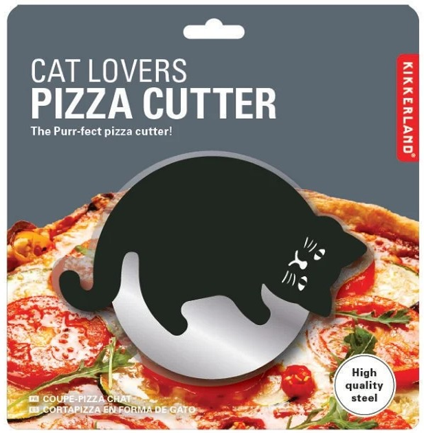 Різак для піци Kikkerland Cat Lovers Pizza Cutter (0612615104006) - зображення 2