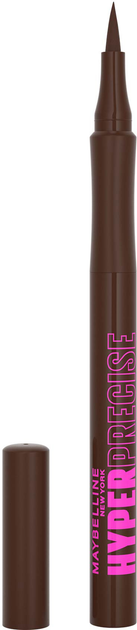 Eyeliner do oczu Maybelline New York Hyper Precise Brązowy 1 ml (3600531047795) - obraz 1