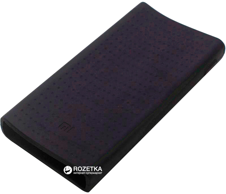 Чехол силиконовый для УМБ Xiaomi Power Bank 20000 mAh Black (TPB20000B ...