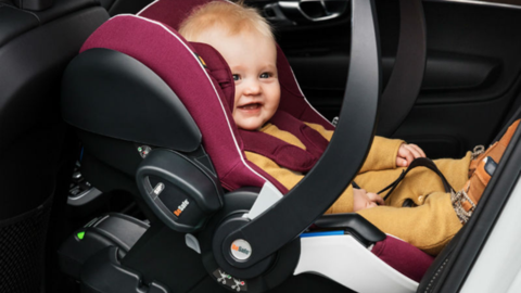 Автокресло BeSafe iZi Go Modular X-1 iSize, Burgundy Melange, цвет вишневый (11008150-BurgundyM) - изображение 7