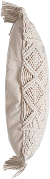 Poduszka dekoracyjna Atmosphera Macrame z frędzlami 30 x 50 cm (3560237545707) - obraz 4