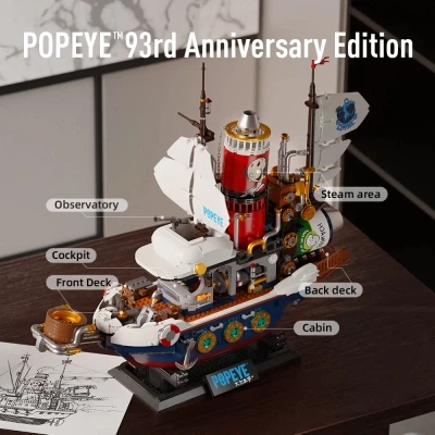 Конструктор Pantasy Popeye Пароплав у пошуках скарбів (86402) - зображення 2