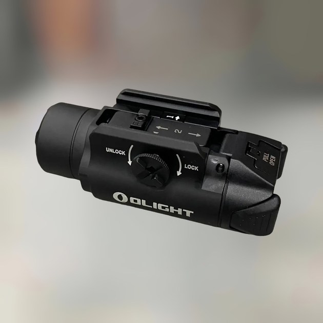 Ліхтар на зброю Olight PL-3 Valkyrie, Чорний, Picatinny/Weaver/Glock, тактичний ліхтар на Пікатінні / Вівер - зображення 1