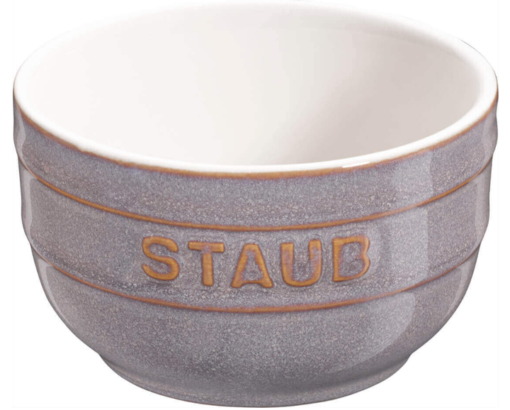 Набір рамекінів Staub Xs-Minis круглі Античний графіт 9 см 4 шт (3272340049934) - зображення 2