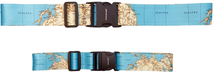 Резинка багажна Kikkerland World Traveler Luggage Straps 2 шт. (0612615113091) - зображення 1