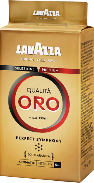 Kawa mielona Lavazza Qualita Oro 2 x 250 g (8000070019911/2) - obraz 2