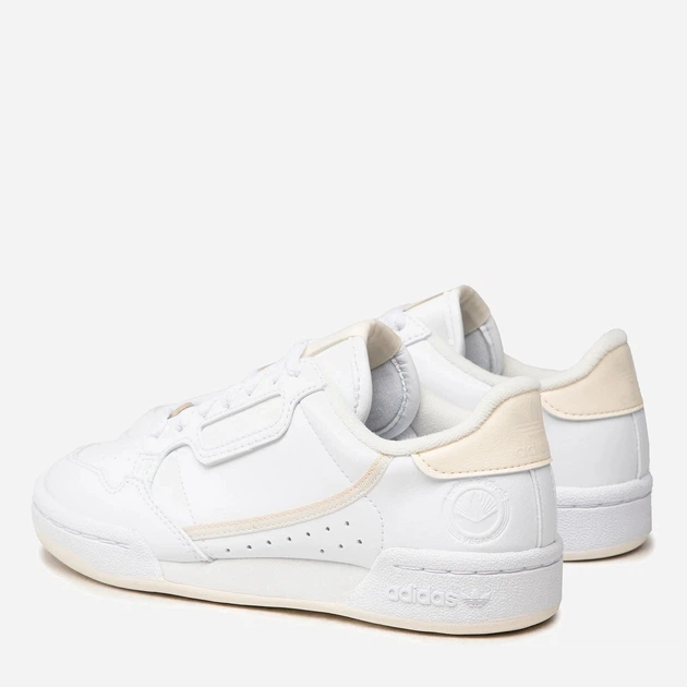 Sneakersy damskie z eko skóry do kostki adidas Originals Continental 80 Vegan GZ0785 40 (6.5UK) 25cm Biały/Ecru (4065419940763) - obraz 4
