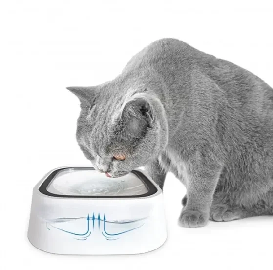 Миска-поїлка для тварин RIAS Magic Bowl з плаваючим диском 1.5L White (3_05794) - зображення 2