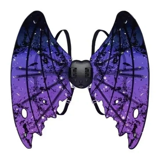 Рухомі електричні крила для дітей RIAS Shadow Angel №3 з підсвічуванням Purple (3_05813) - Фото 1 Рухомі електричні крила для дітей RIAS Shadow Angel №3 з підсвічуванням Purple (3_05813) - зображення 1