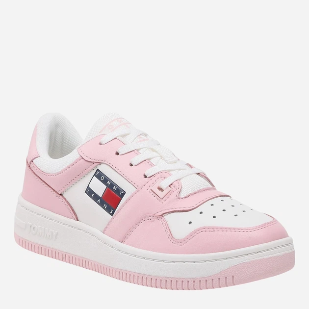 Buty sportowe damskie Tommy Jeans THIEN0EN02102TH2 40 Różowe z białym (8720643117898) - obraz 2