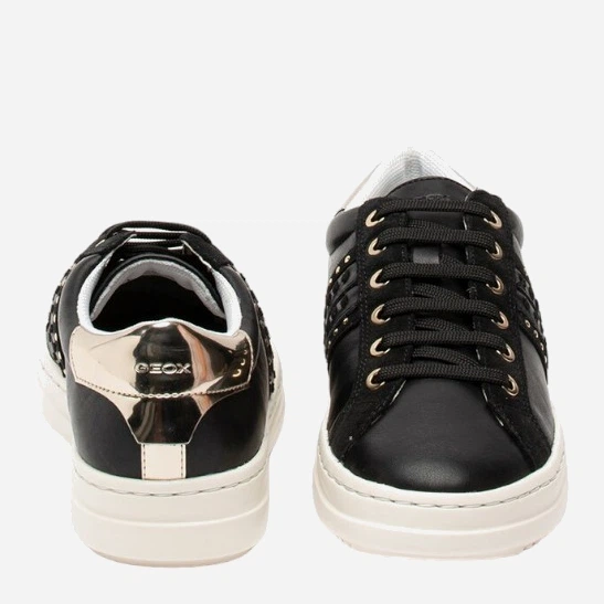 Sneakersy damskie Geox D02FED085BN 37 (4UK) 24 cm Czarne (8054730387452) - obraz 5