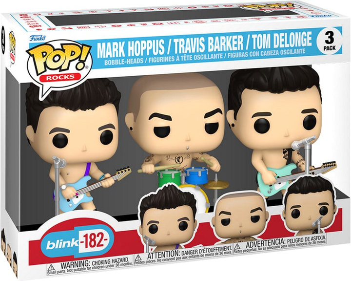 Набір фігурок Funko Pop! Rocks Blink 182 3 шт (889698678377) - зображення 1