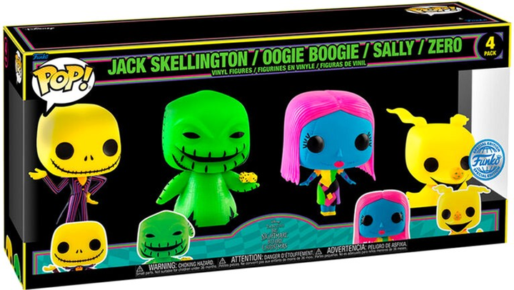 Набір фігурок Funko Pop! Disney Nightmare Before Christmas Exclusive 4 шт (889698691468) - зображення 1