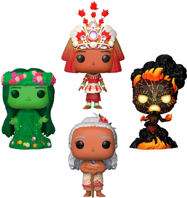 Набір фігурок Funko Pop! Disney Vaiana Moana Exclusive 4 шт (889698691437) - зображення 2