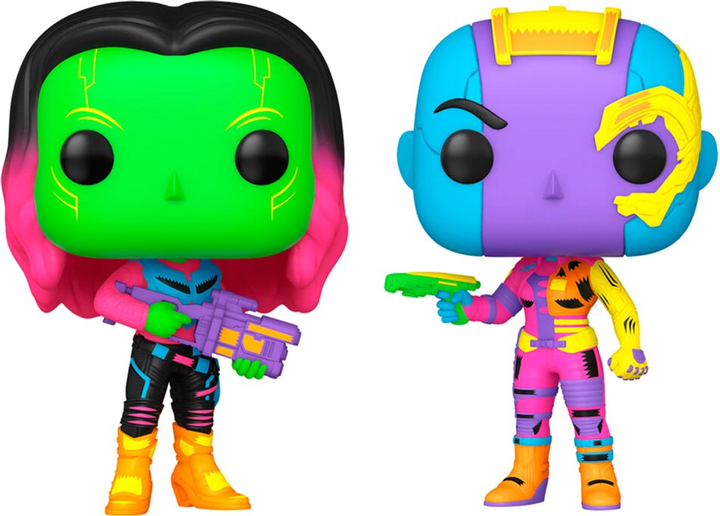 Zestaw figurek Funko Pop! Marvel Studio Guardians of the Galaxy Vol 2 Gamora and Nebula Exclusive 10 cm 2 szt (889698663335) - obraz 2