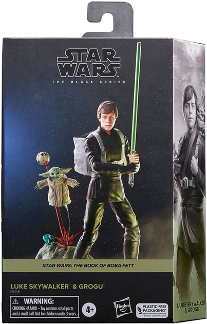 Figurka Hasbro Star Wars The Book of Boba Fett Luke Skywalker & Grogu 15 cm (5010996154996) - obraz 1