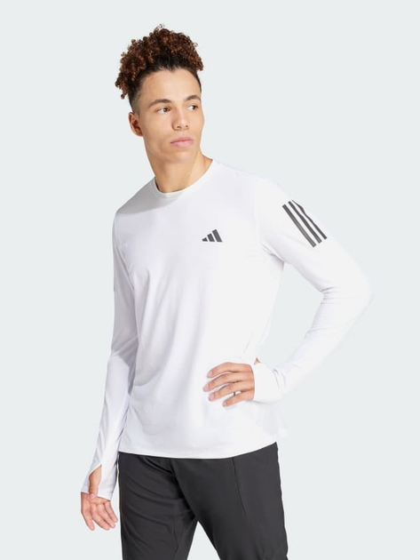 Спортивна кофта чоловіча Adidas Running Otr B Ls Ik7432 S White (4067887918336) - зображення 1