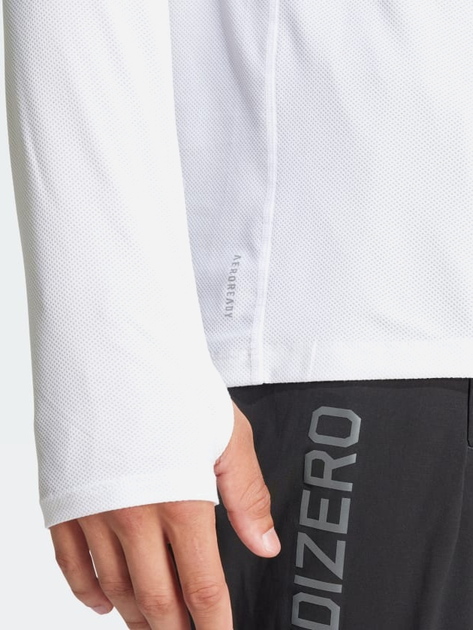 Спортивна кофта чоловіча Adidas Running Otr B Ls Ik7432 S White (4067887918336) - зображення 4