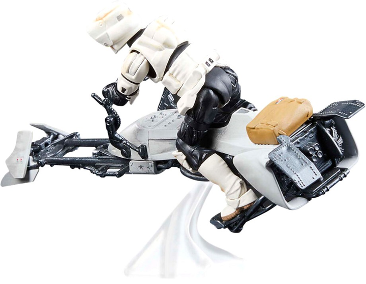 Фігурка з аксесуарами Hasbro Star Wars the Mandalorian Speeder Bike Scout Trooper & Grogu 9 см (5010996126825) - зображення 3