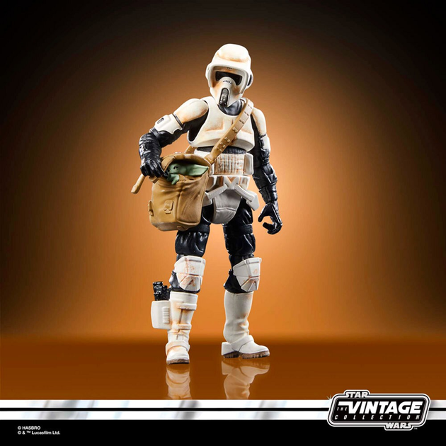 Фігурка з аксесуарами Hasbro Star Wars the Mandalorian Speeder Bike Scout Trooper & Grogu 9 см (5010996126825) - зображення 16